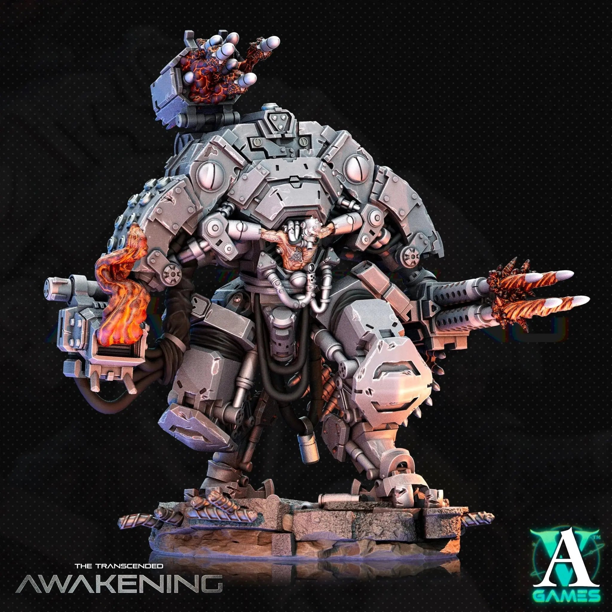 The Transcended - Awakening - STL Bundle - Archvillain Games