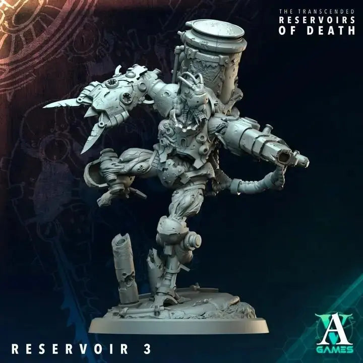 The Transcended - Reservoirs of Death - STL Bundle - Archvillain Games