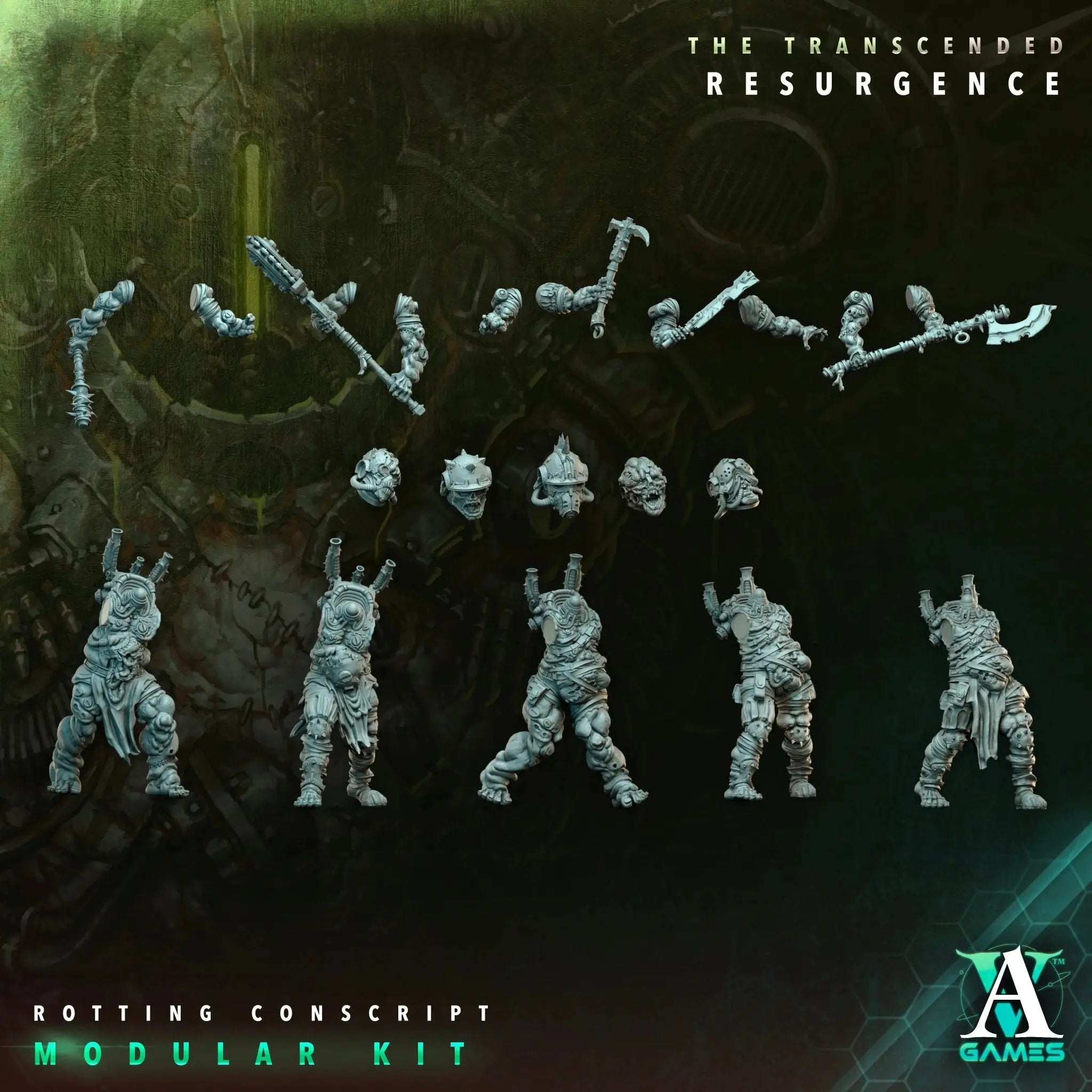 The Transcended - Resurgence - STL Bundle - Archvillain Games