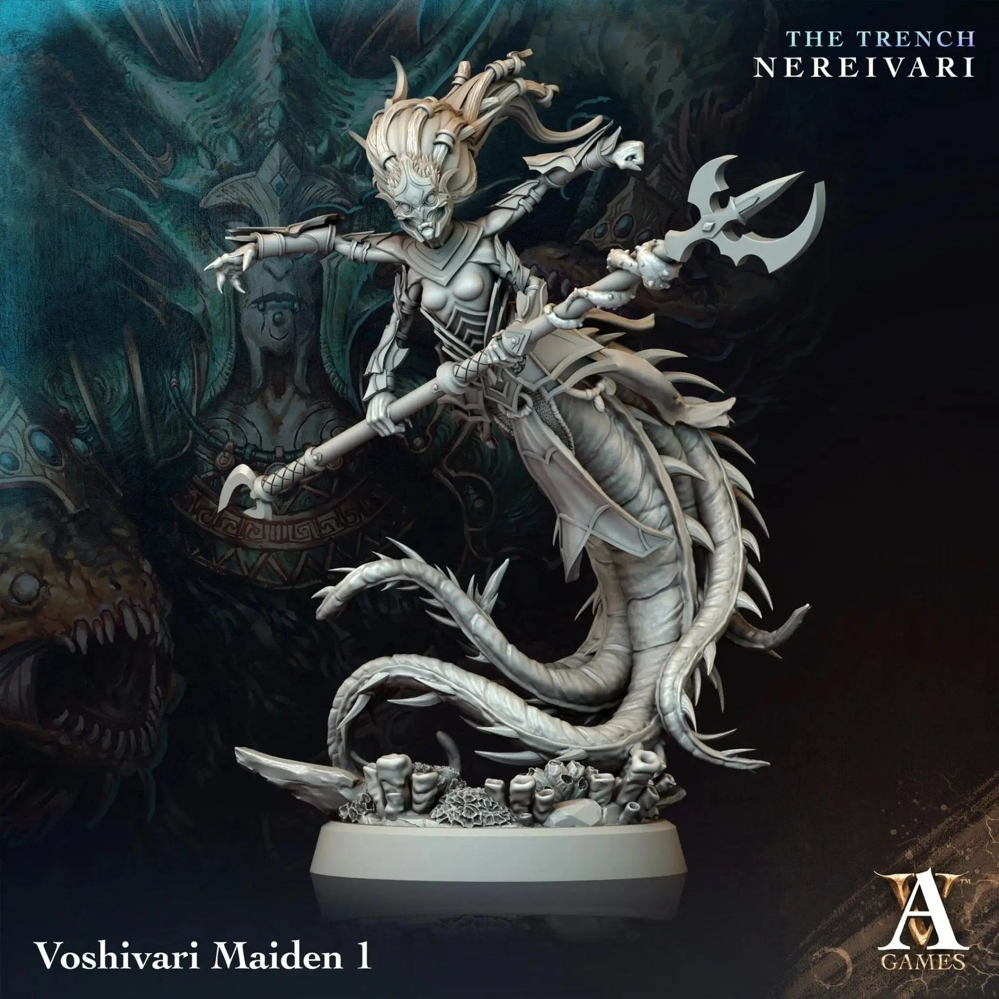 The Trench - Nereivari - STL Bundle - Archvillain Games