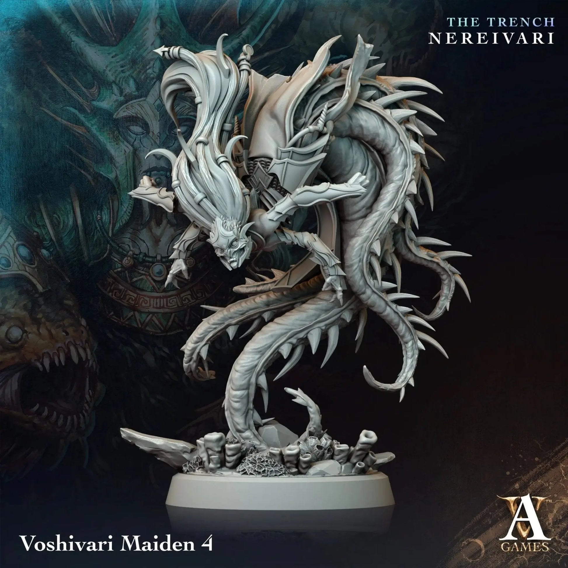 The Trench - Nereivari - STL Bundle - Archvillain Games