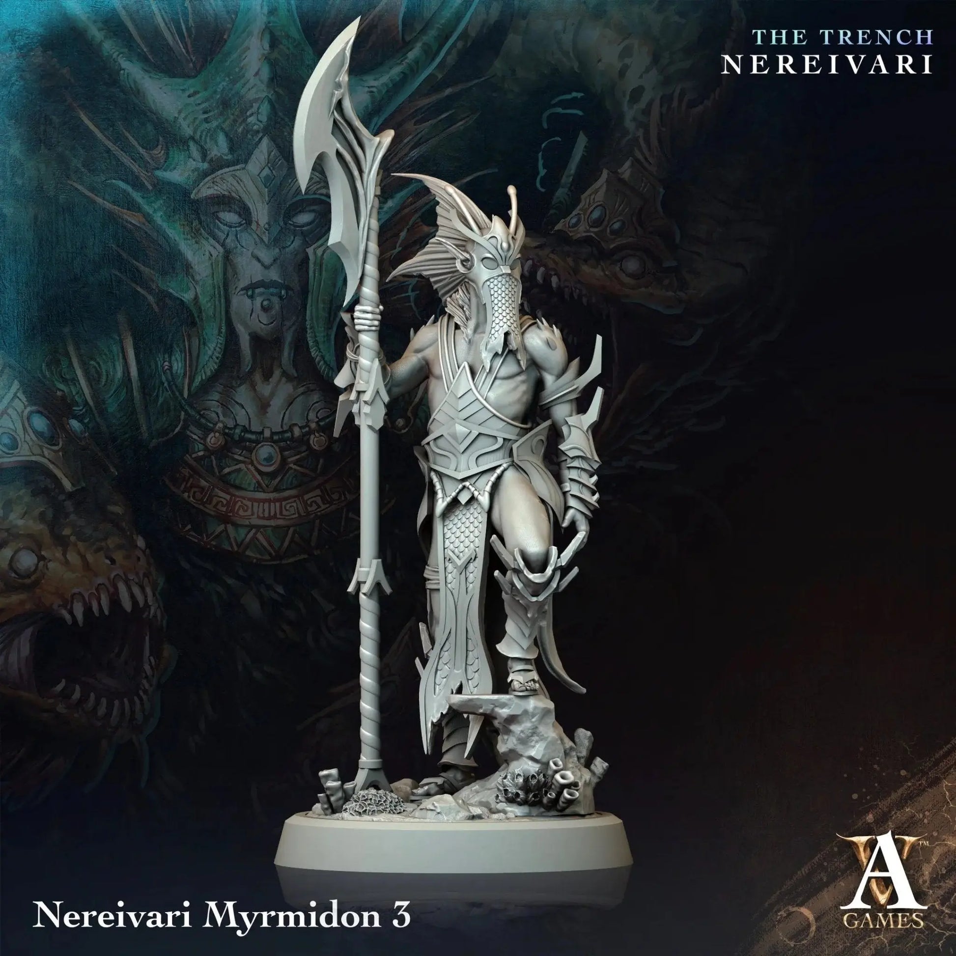 The Trench - Nereivari - STL Bundle - Archvillain Games