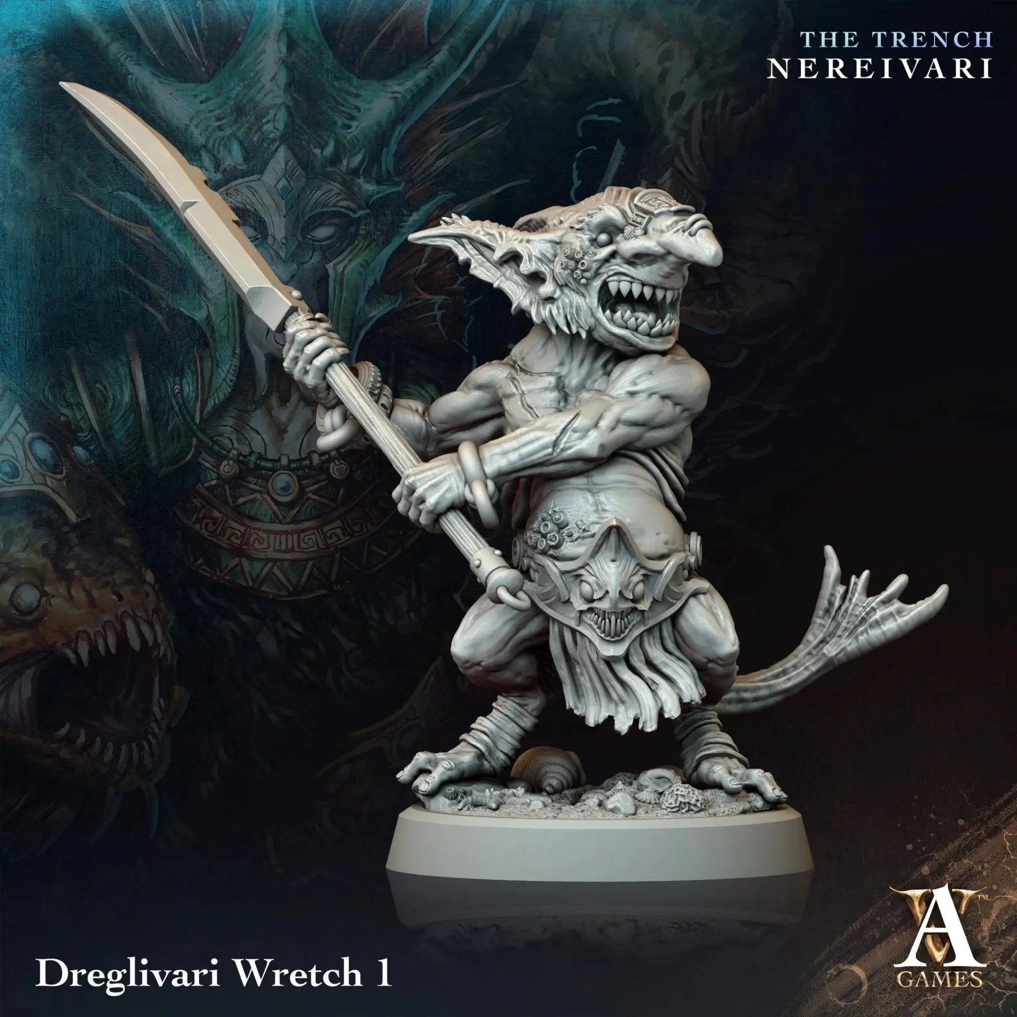 The Trench - Nereivari - STL Bundle - Archvillain Games