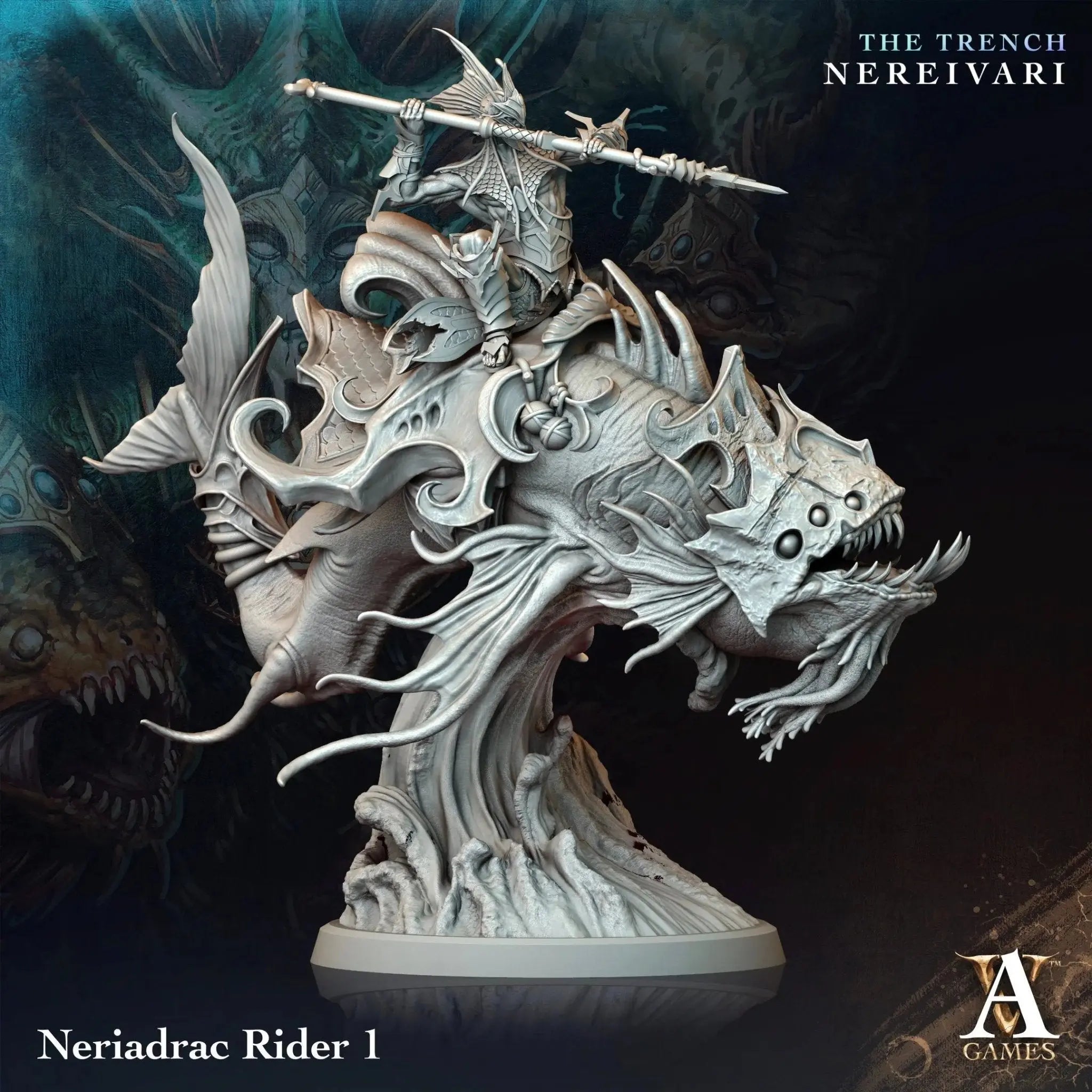The Trench - Nereivari - STL Bundle - Archvillain Games