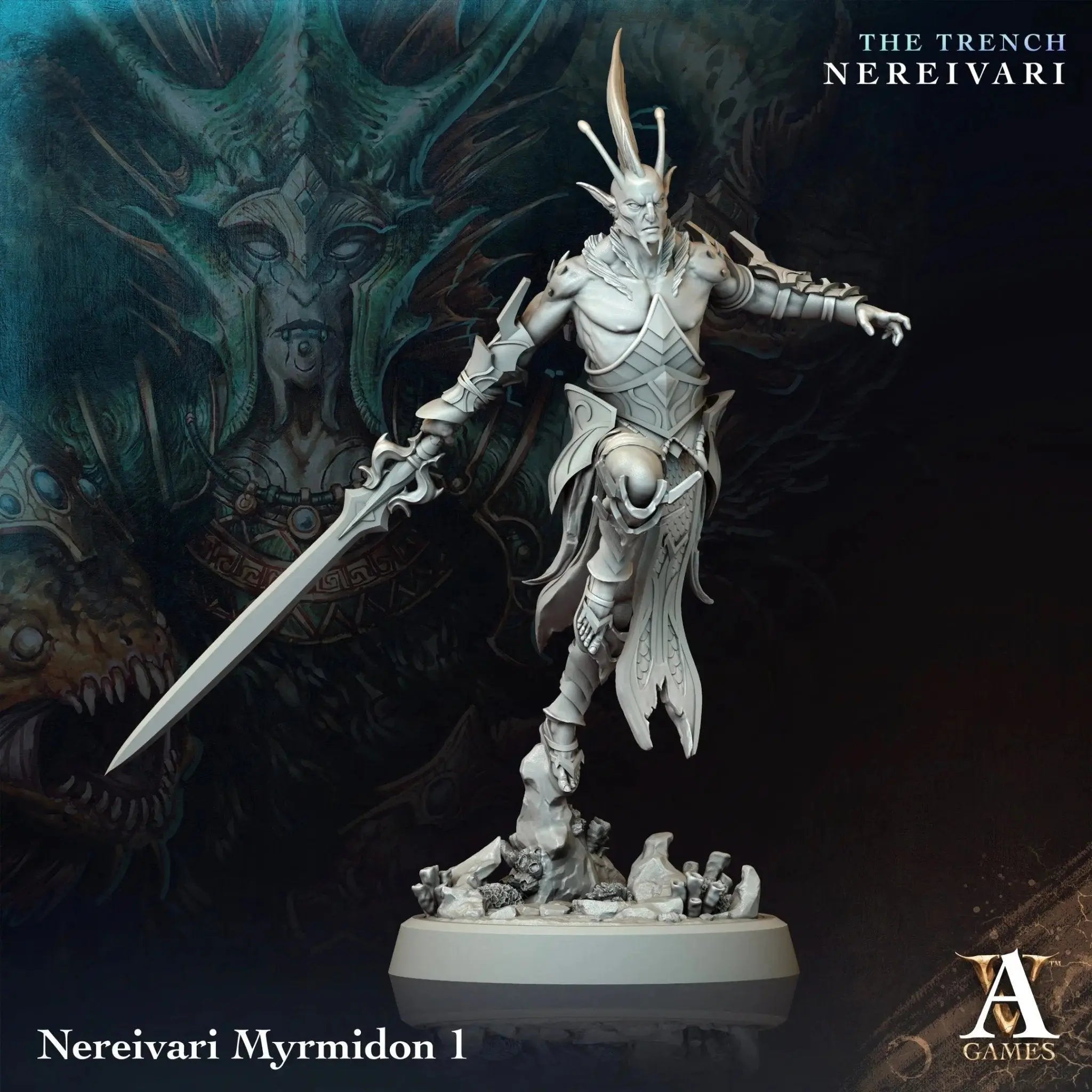 The Trench - Nereivari - STL Bundle - Archvillain Games