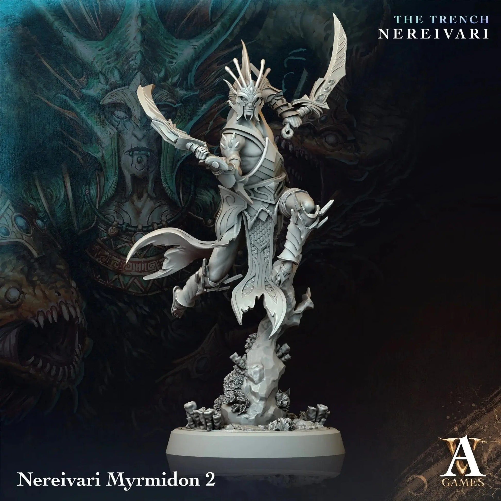 The Trench - Nereivari - STL Bundle - Archvillain Games