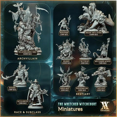 The Wretched Witchcourt - Miniature Bundle - Archvillain Games