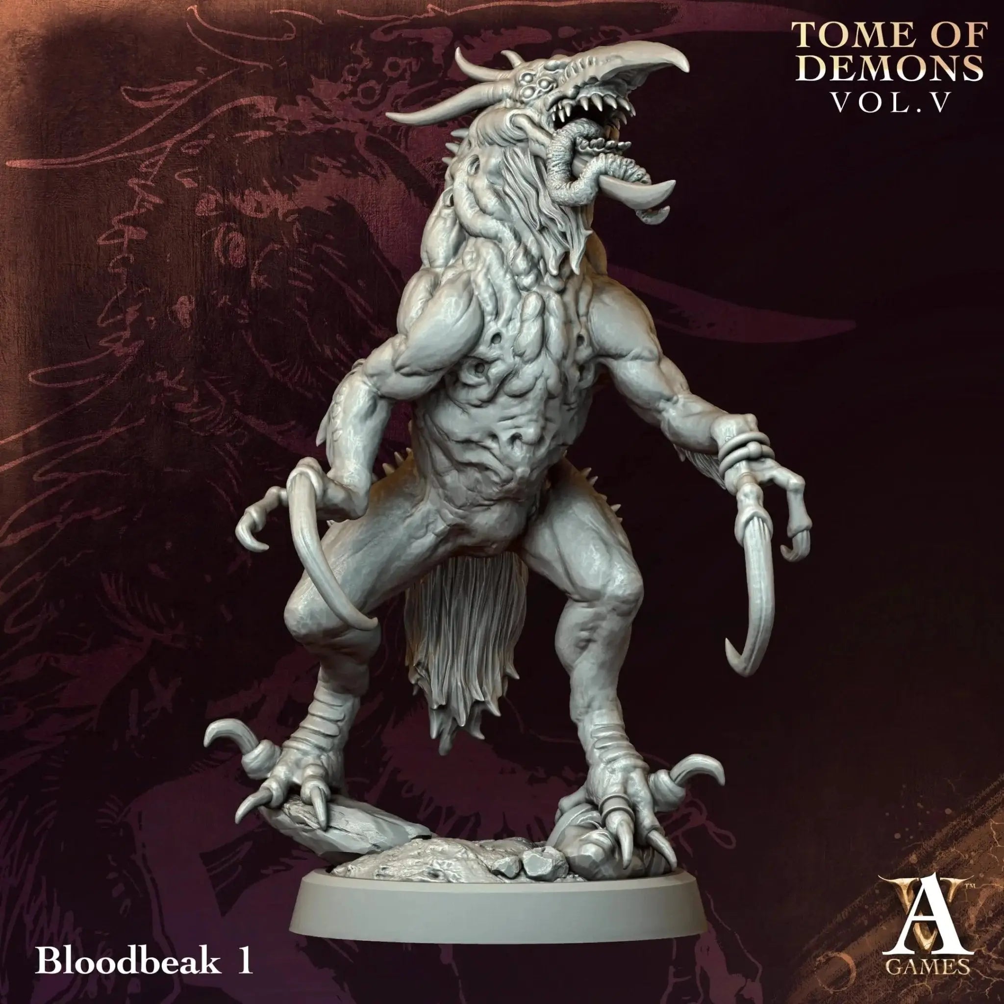 Tome of Demons - Tome V - STL Bundle - Archvillain Games