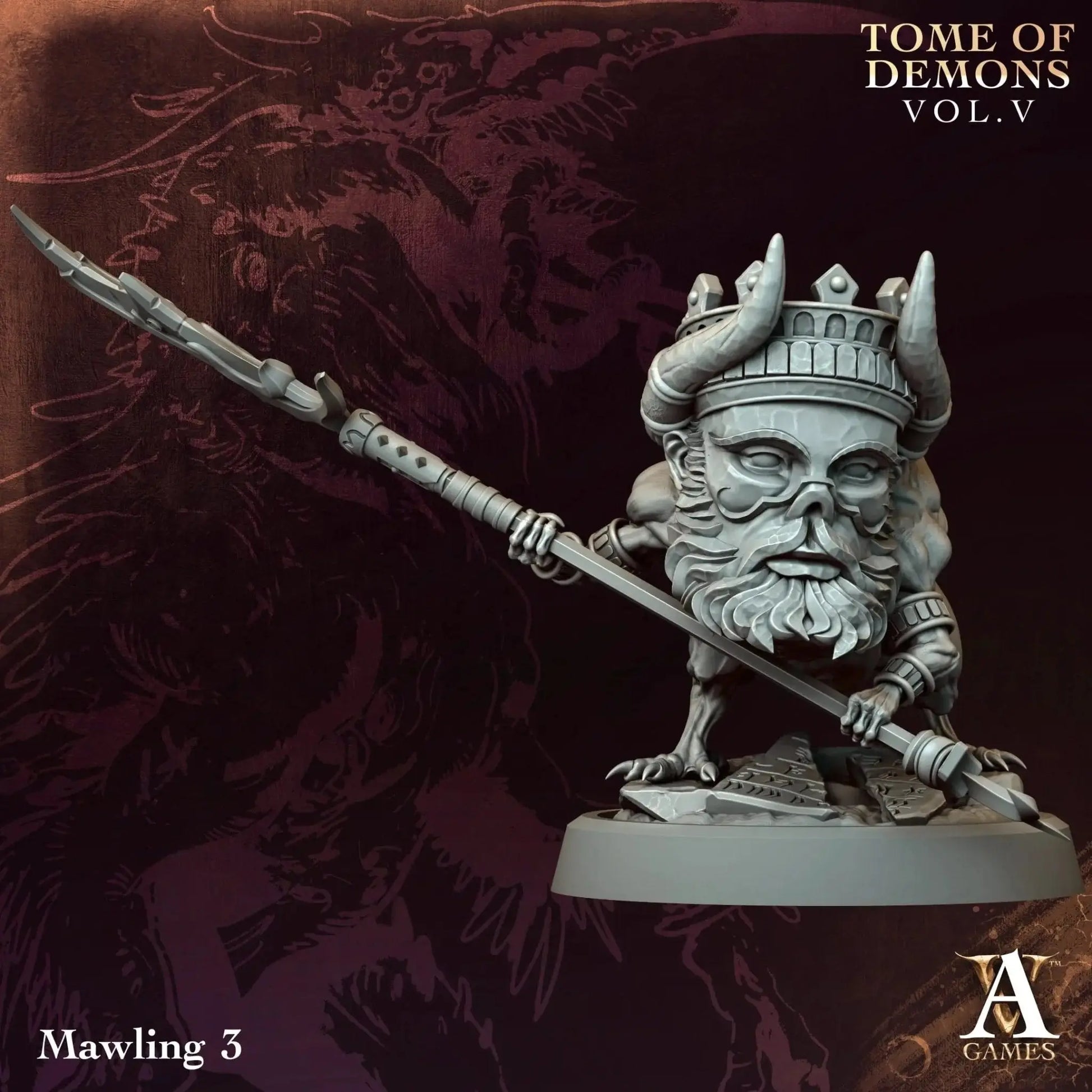 Tome of Demons - Tome V - STL Bundle - Archvillain Games