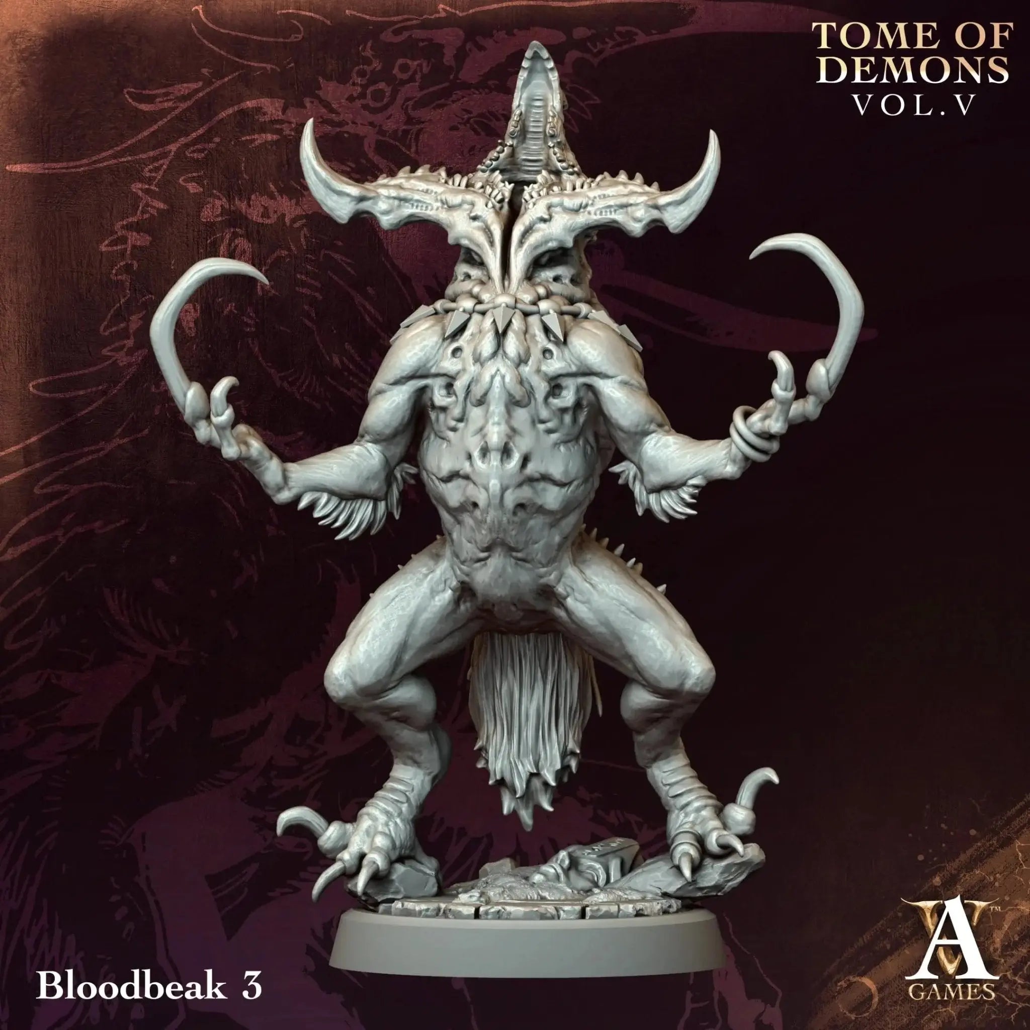 Tome of Demons - Tome V - STL Bundle - Archvillain Games