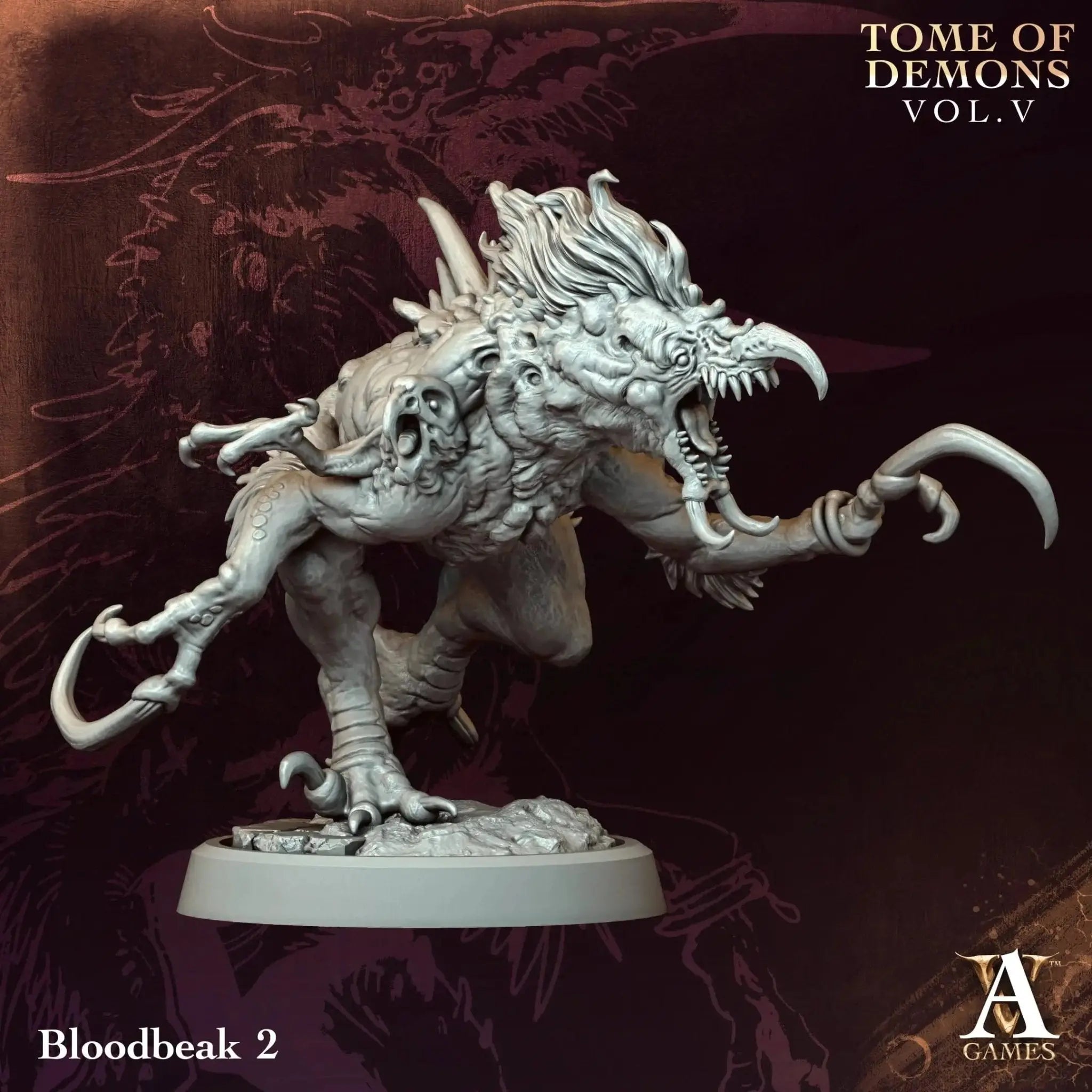 Tome of Demons - Tome V - STL Bundle - Archvillain Games