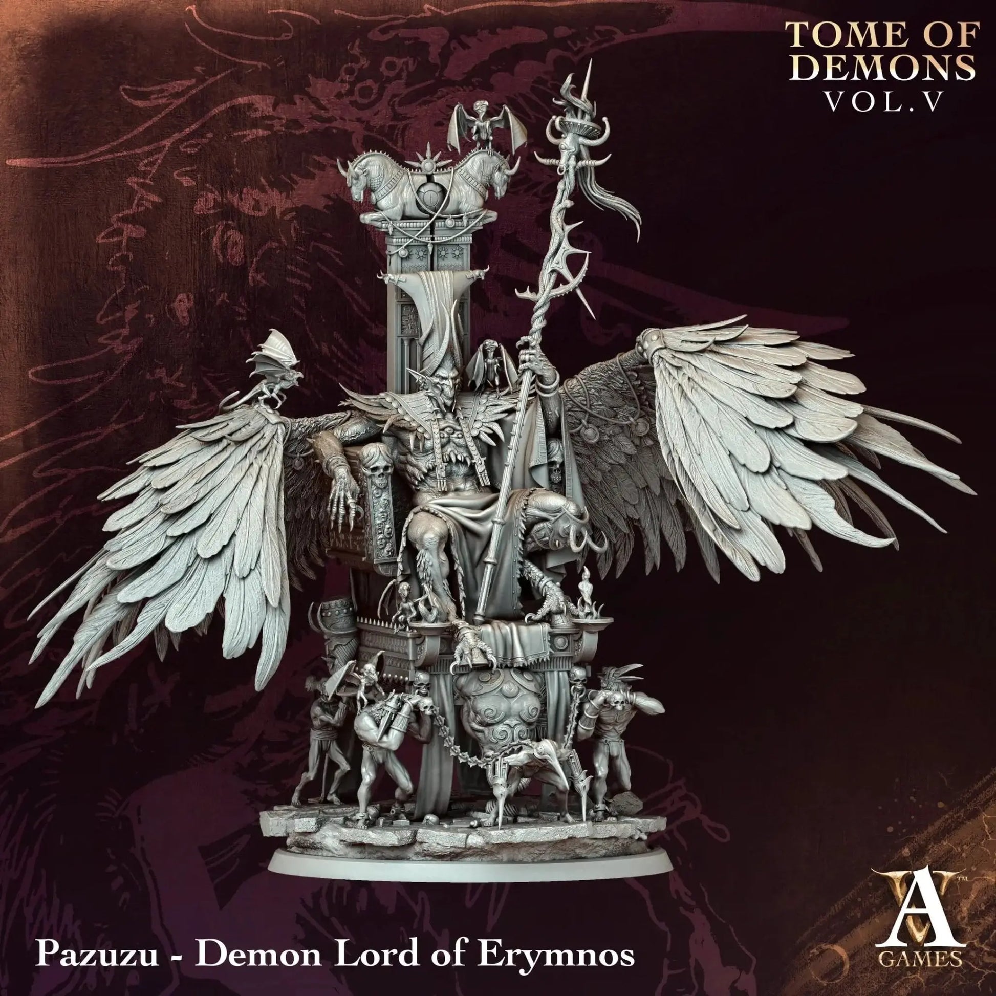 Tome of Demons - Tome V - STL Bundle - Archvillain Games