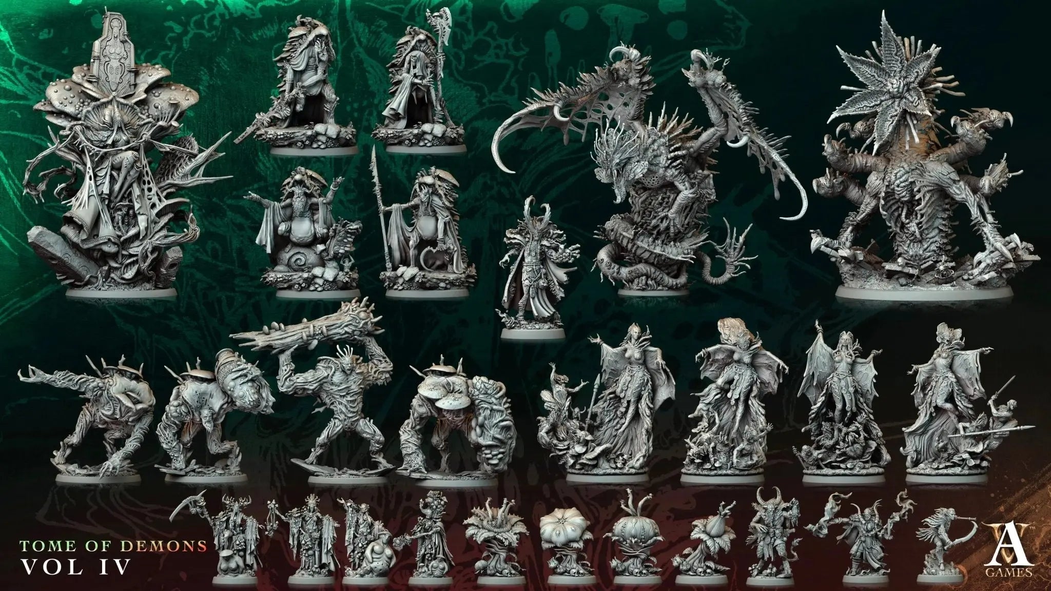 Tome of Demons Vol. IV - STL Bundle - Archvillain Games