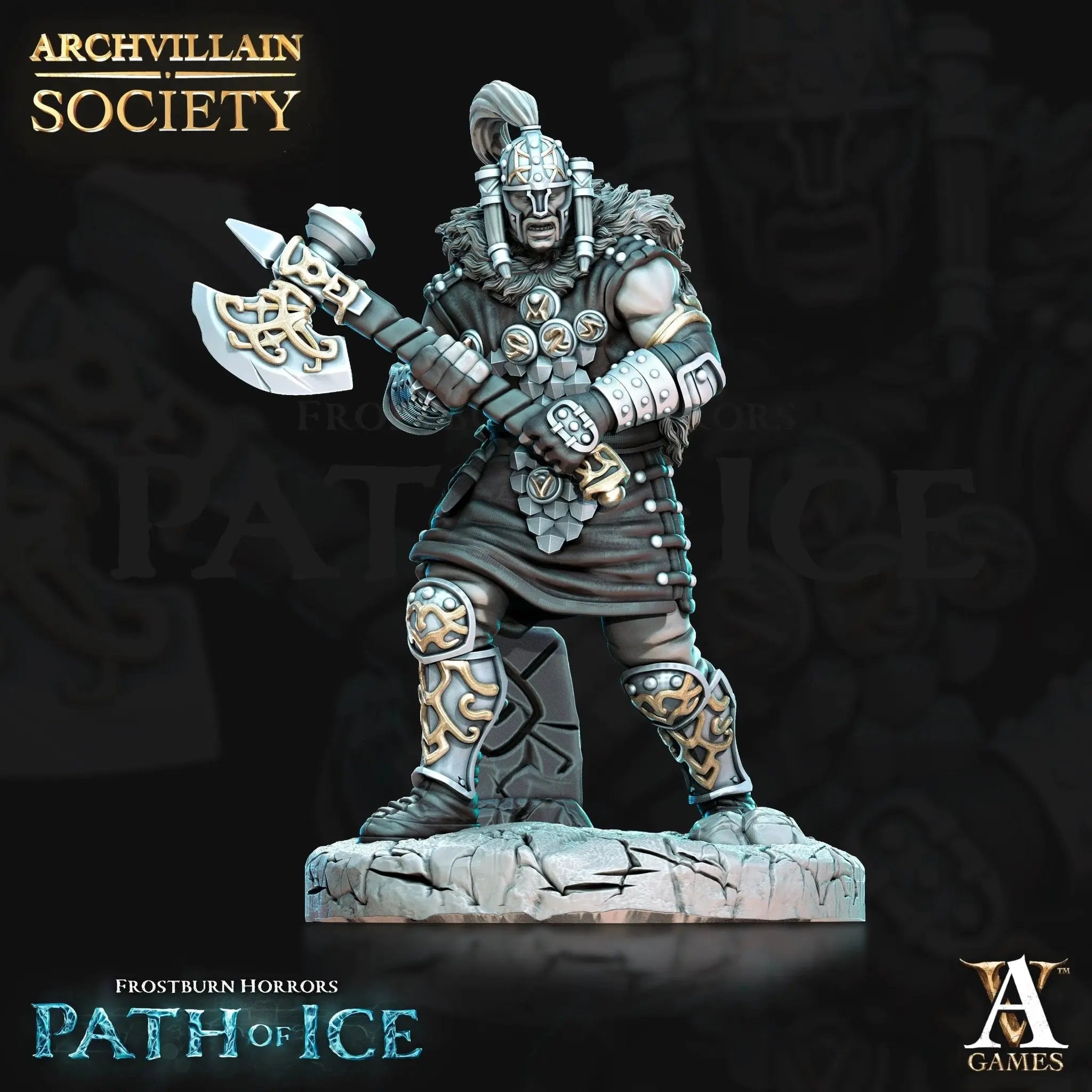 Tovi Blackfingers - Human Fighter - STL - Archvillain Games