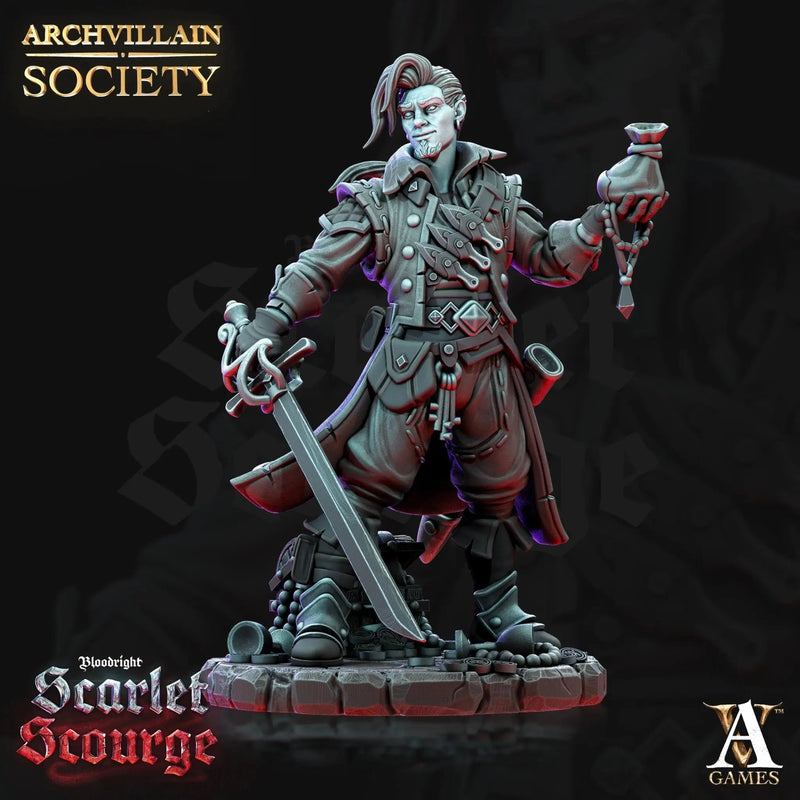 Tristan Kamlon - Baron of Lossale - STL - Archvillain Games