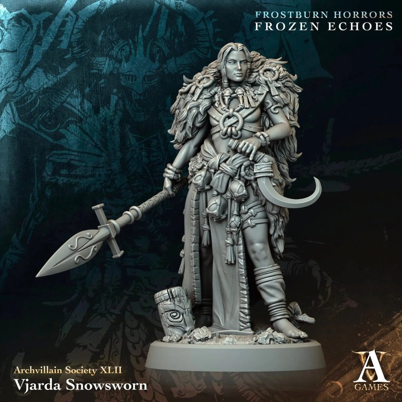 Vjarda Snowsworn - STL - Archvillain Games