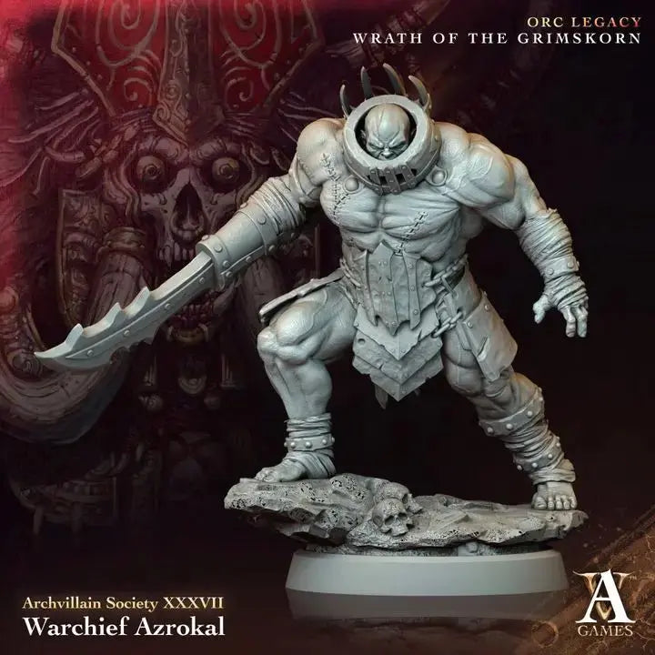 Warchief Azrokal - STL - Archvillain Games