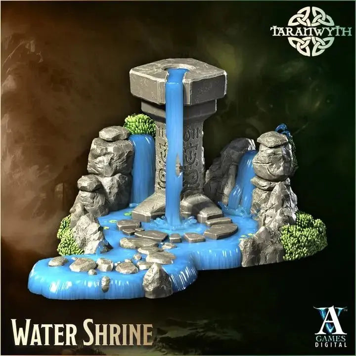 Water Shrine - STL - Archvillain Games