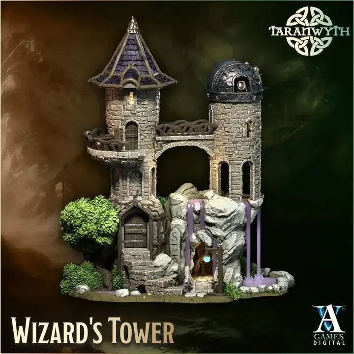 Wizard's Tower - STL - Archvillain Games
