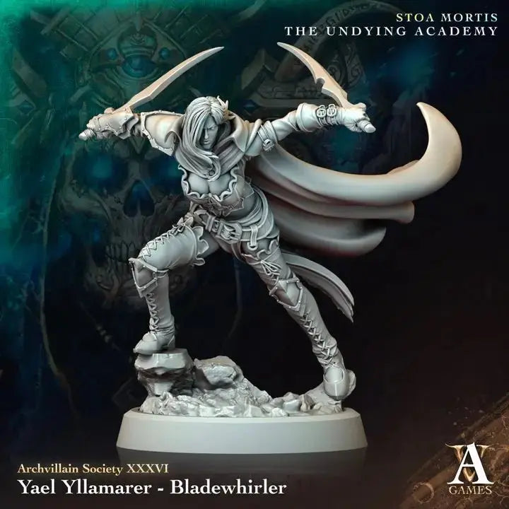 Yael Yllamarer - Bladewhirler - STL - Archvillain Games