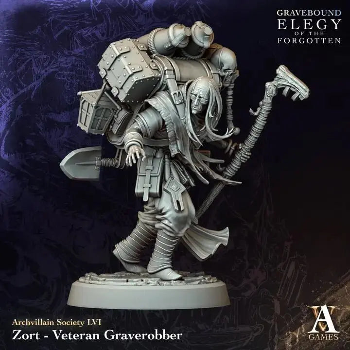 Zort - Veteran Graverobber - STL - Archvillain Games